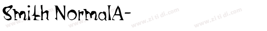 Smith NormalA字体转换
